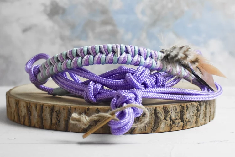 Tressage Sugarfoot à Paillettes – Licol éthologique personnalisable