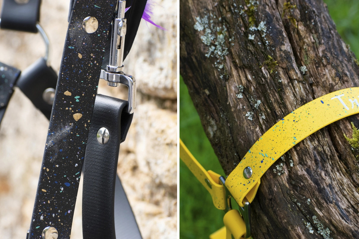 Licol plat en biothane