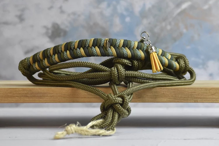 Licol en corde Vert militaire – Gamme Camaïeu