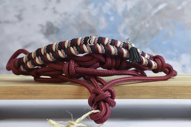 Licol en corde Bordeaux – Gamme Camaïeu