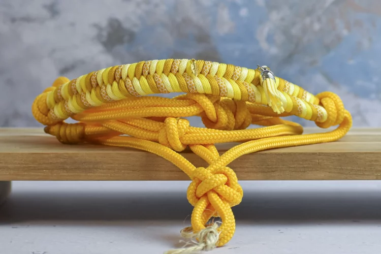 Licol en corde Jaune – Gamme Camaïeu