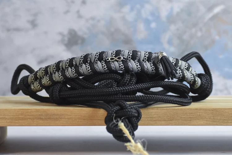 Licol en corde Noir – Gamme Camaïeu