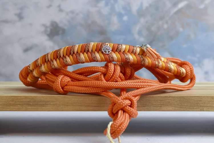 Licol en corde Orange – Gamme Camaïeu