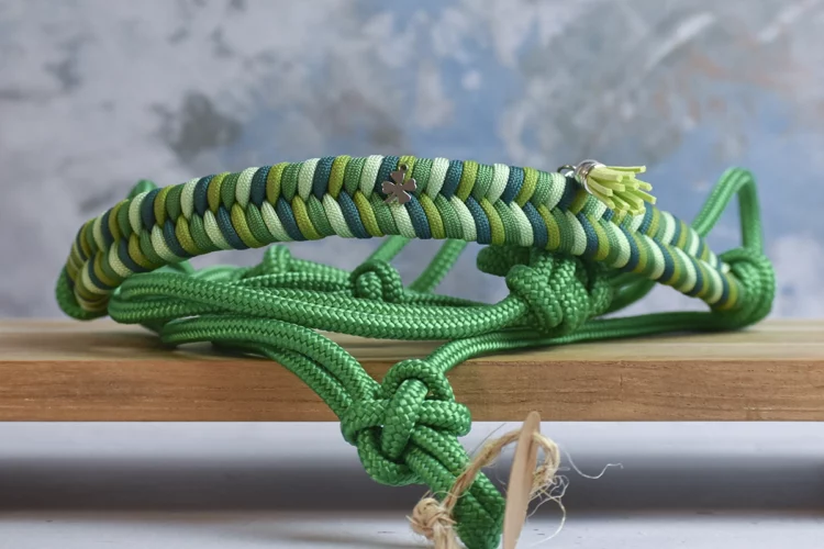 Licol en corde Vert – Gamme Camaïeu