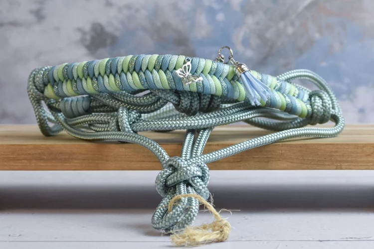 Licol en corde Vert poudré – Gamme Camaïeu