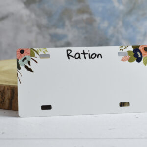 Plaque Ration - Fleurs