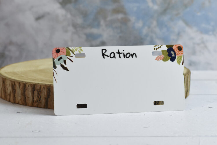 Plaque Ration – Fleurs