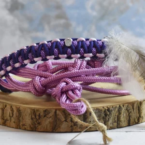 Licol en corde Mauve - Taille Cheval