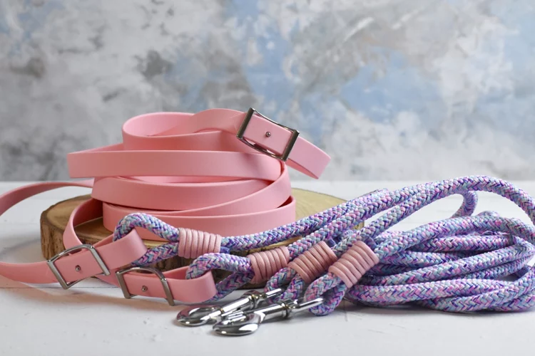 Longues Rênes 12 m Rose pastel