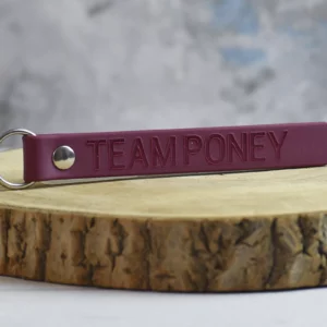 Porte clé "Team Poney" Bordeaux