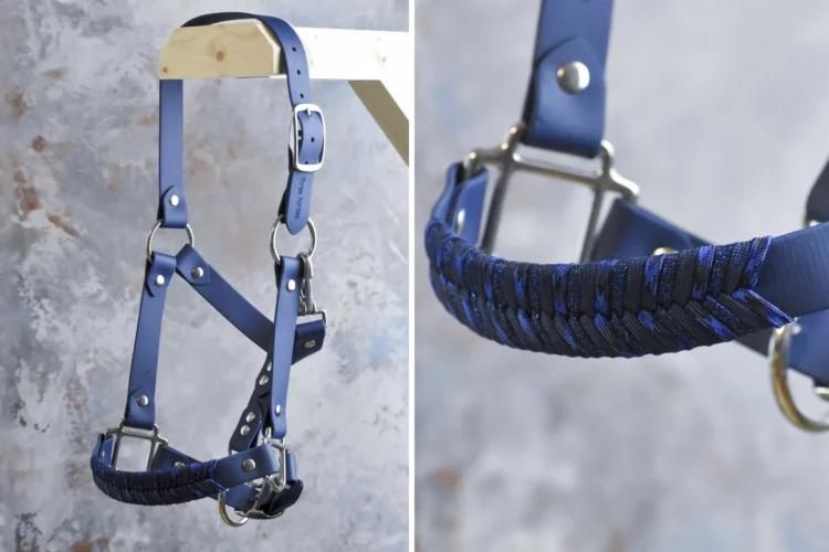 Licol Bleu foncé – Gamme Camaïeu – Taille Poney