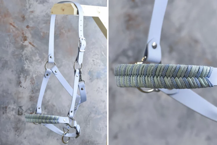 Licol Bleu pastel – Gamme Camaïeu – Taille Cheval