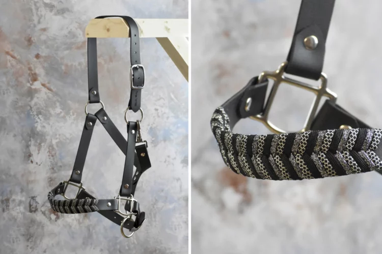 Licol Noir – Gamme Camaïeu – Taille Cob