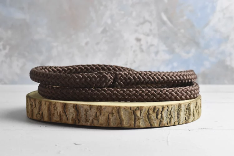 Cordelette légère brun 1m40