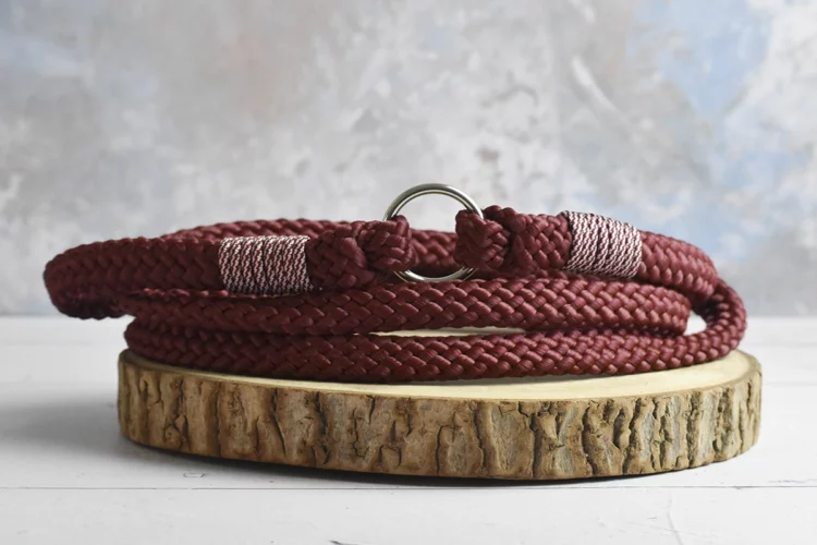 Cordelette légère bordeaux 1m85