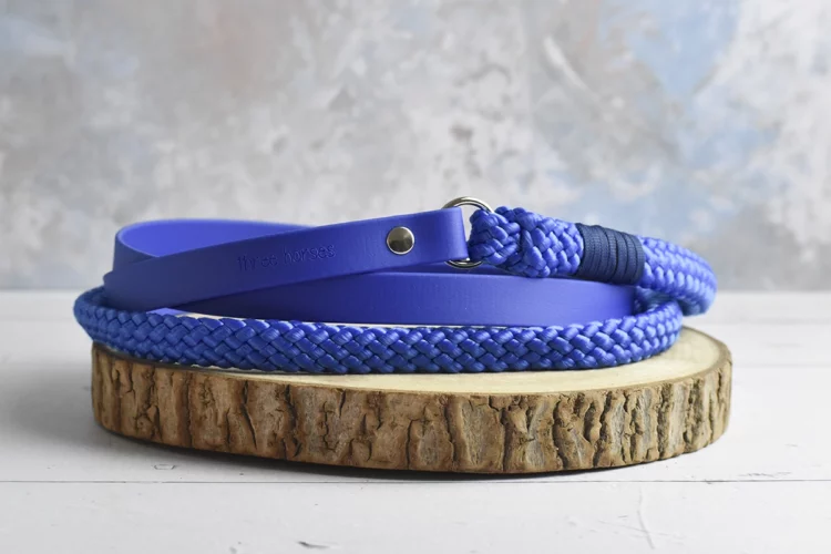 Cordelette Mixte Bleue 2m