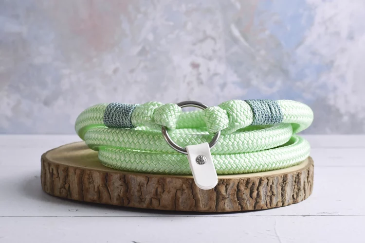 Cordelette épaisse Vert pastel – 1m65