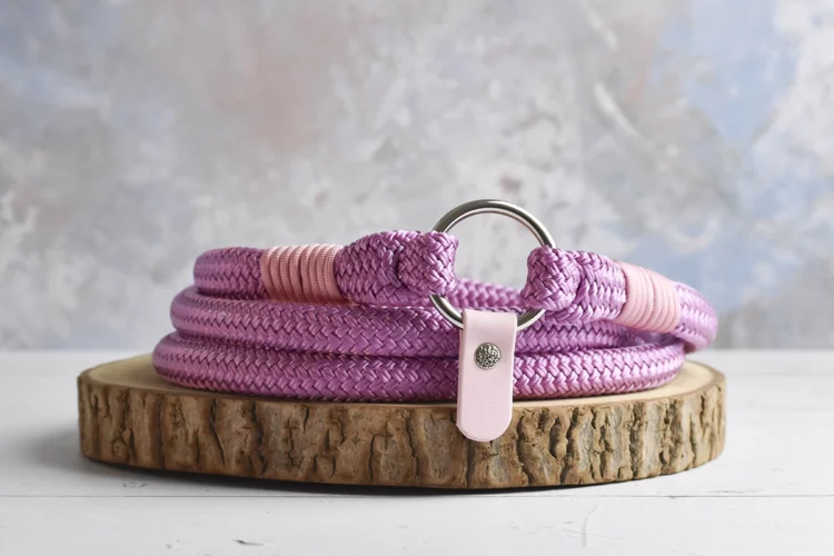 Cordelette épaisse Mauve pastel – 1m65