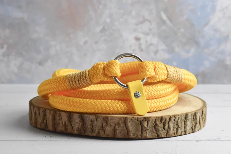 Cordelette épaisse Jaune – 1m65